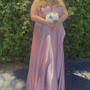 Pink Prom Dress. Size 22